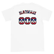 Hawaii 808 Union Jack - Flag Jersey with Black Border (front/back) *ADULT SHORT SLEEVE*