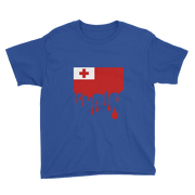 Drip Tonga - Flag Horizontal *KIDS SHORT SLEEVE*