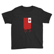 Drip Tonga - Flag Vertical *KIDS SHORT SLEEVE*