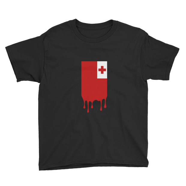 Drip Tonga - Flag Vertical *KIDS SHORT SLEEVE*