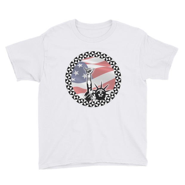 Shaka of Liberty - Stars and Stripes *KIDS SHORT SLEEVE*