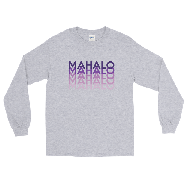 Purple Mahalo Repeat *ADULT LONG SLEEVE*