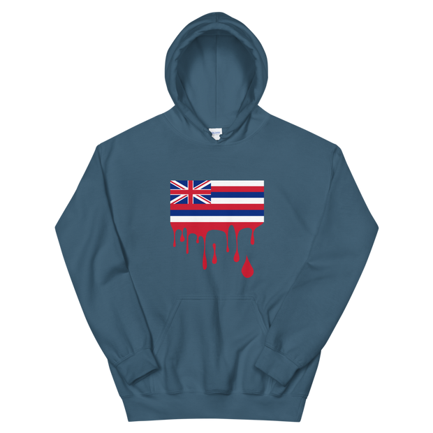 Drip Hawaii Union Jack - Flag Horizontal *ADULT HOODIE*