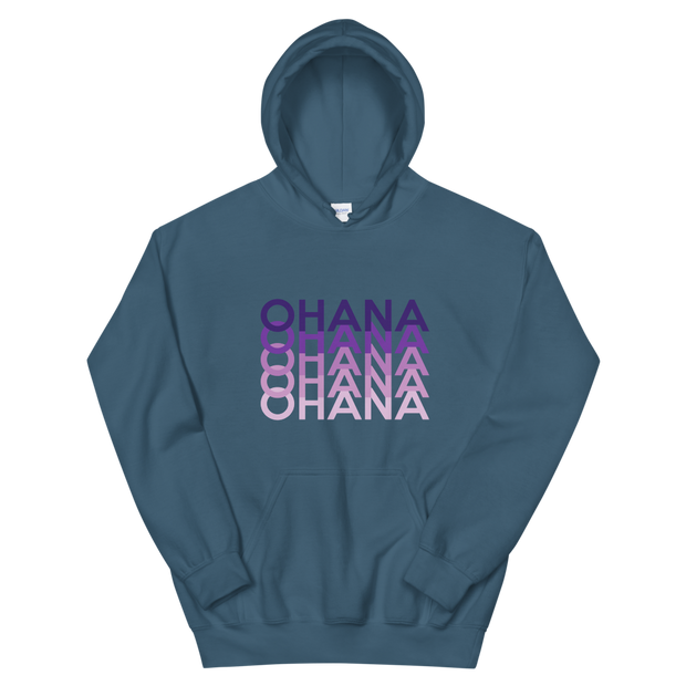 Purple Ohana Repeat *ADULT HOODIE*