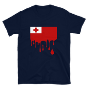 Drip Tonga - Flag Horizontal *ADULT SHORT SLEEVE*