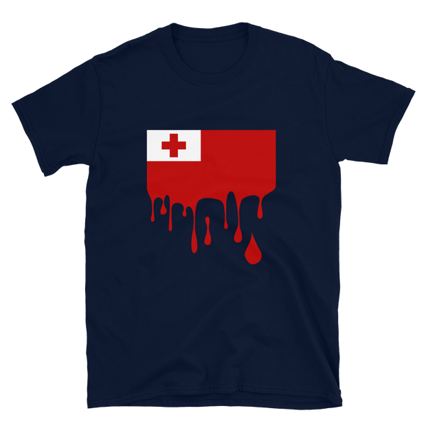 Drip Tonga - Flag Horizontal *ADULT SHORT SLEEVE*