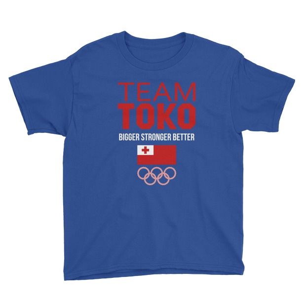 TEAM TOKO - Tonga Strong *KIDS SHORT SLEEVE*