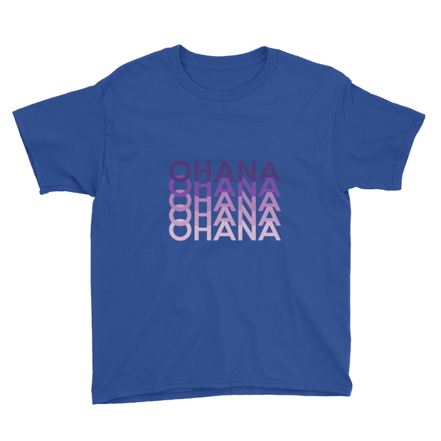 Purple Ohana Repeat *KIDS SHORT SLEEVE*