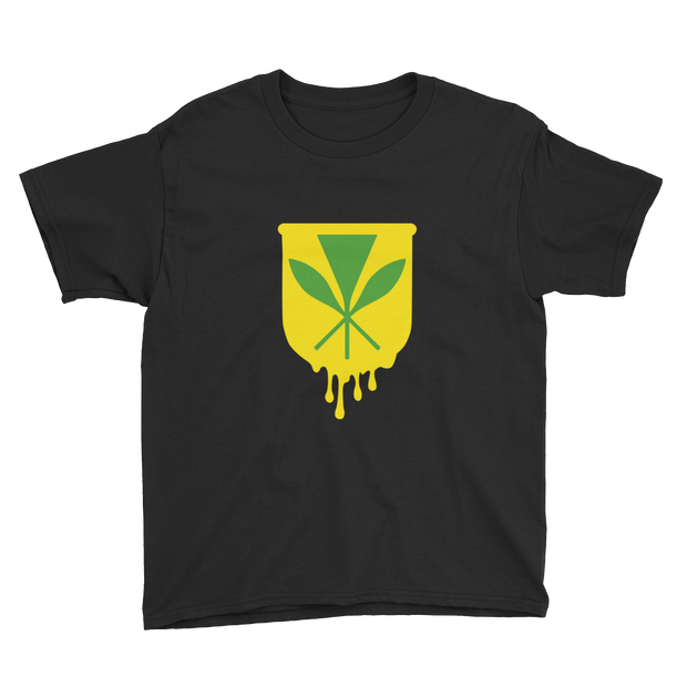 Kanaka Maoli Crest - Yellow *KIDS SHORT SLEEVE*