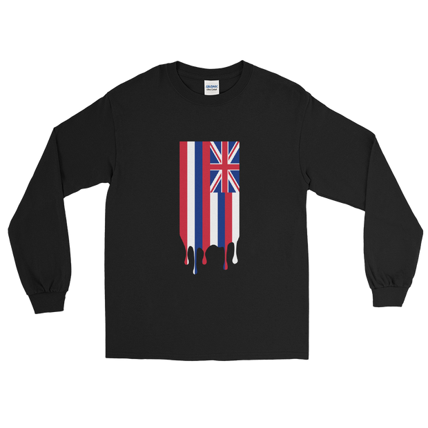 Drip Hawaii Union Jack - Flag Vertical *ADULT LONG SLEEVE*