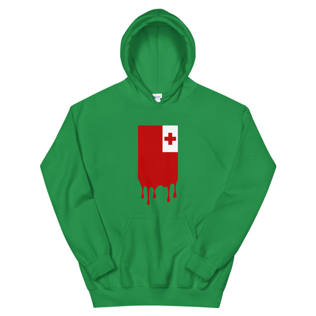 Drip Tonga - Flag Vertical *ADULT HOODIE*