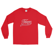 Tonga Script ~ Red with White Border *ADULT LONG SLEEVE*