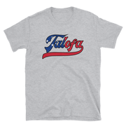 Talofa Script ~ Flag with Black Border *ADULT SHORT SLEEVE*