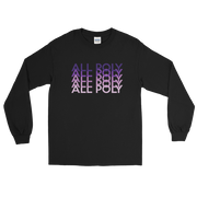 Purple All Poly Repeat *ADULT LONG SLEEVE*