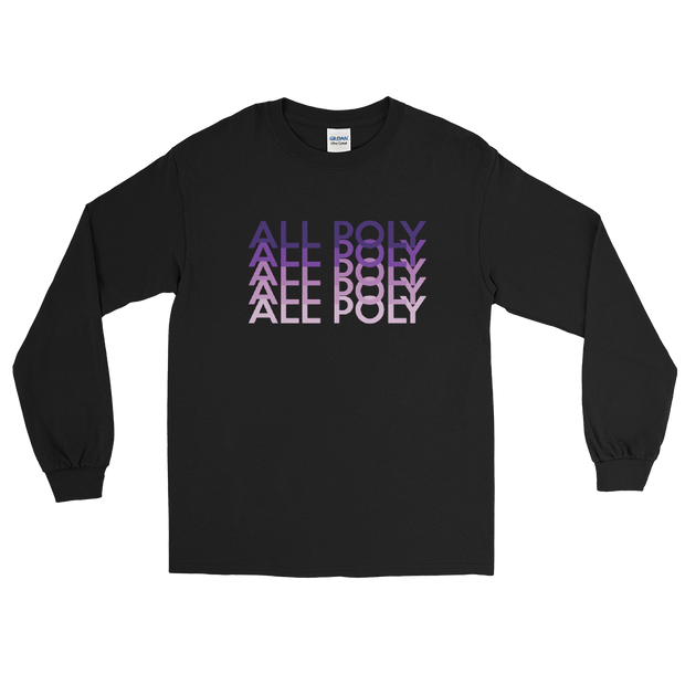 Purple All Poly Repeat *ADULT LONG SLEEVE*