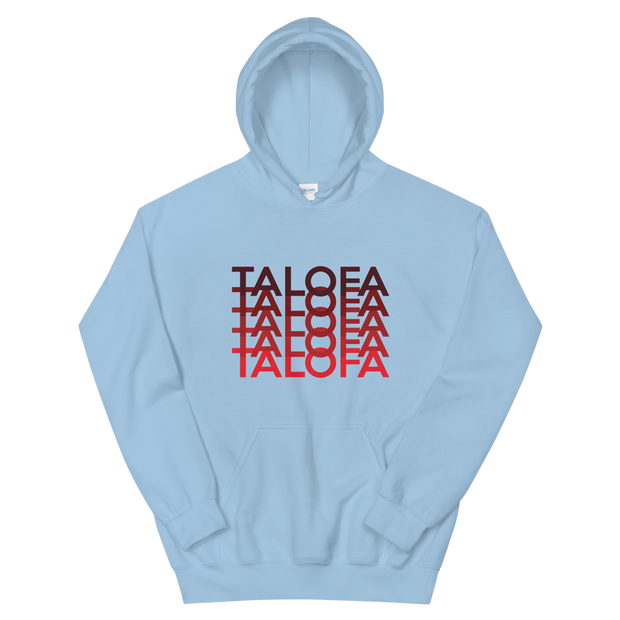 Red Talofa Repeat *ADULT HOODIE*