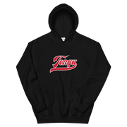 Tonga Script ~ Red with White Border *ADULT HOODIE*