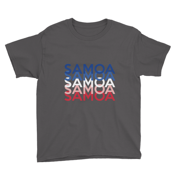 Red, White, and Blue Samoa Repeat *KIDS SHORT SLEEVE*