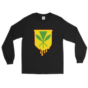 Kanaka Maoli Crest - Yellow with Red Border *ADULT LONG SLEEVE*