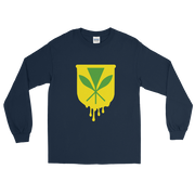 Kanaka Maoli Crest - Yellow *ADULT LONG SLEEVE*