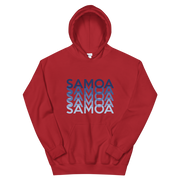 Blue Samoa Repeat *ADULT HOODIE*