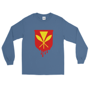 Kanaka Maoli Crest - Red *ADULT LONG SLEEVE*