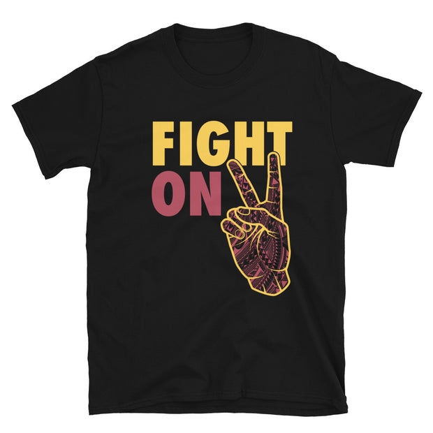 Fight On ~ Poly Victory Hand *ADULT SHORT SLEEVE*