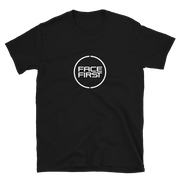 Face First  ~ White print  *ADULT SHORT SLEEVE*