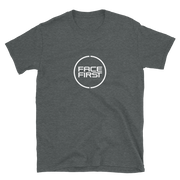 Face First  ~ White print  *ADULT SHORT SLEEVE*